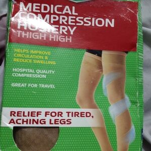 Medical Compression Hosiery Thigh High - Beige New Size B20-30 mmHg
